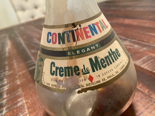 CONTINENTAL ELEGANT Creme de Menthe PHILA, PA., LEMONT, ILL.