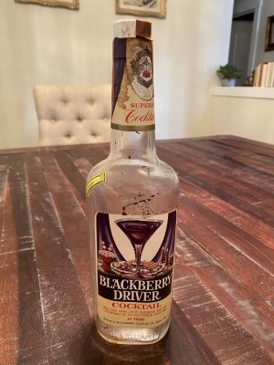 BLACKBERRY DRIVER COCKTAIL 42 Proof BALTIMORE LIQUOR CO.