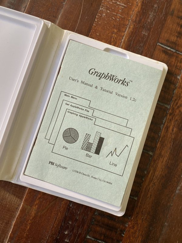 1984 Apple IIc or IIe GraphWorks™ AppleWorks™ - Professional Graphic Utility