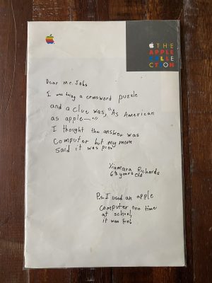 1984 Apple Promo Mailer Catalog Letter w/ Student Letter On Cover