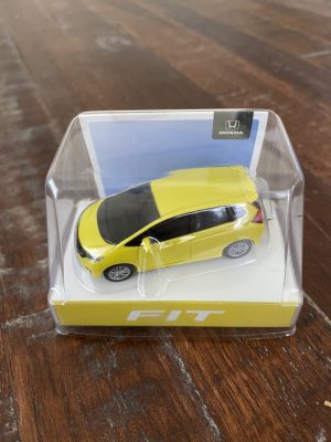 2015 Yellow HONDA Fit Keychain New in Box