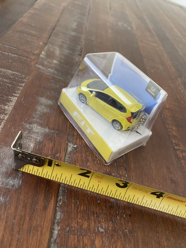 2015 Yellow HONDA Fit Keychain New in Box