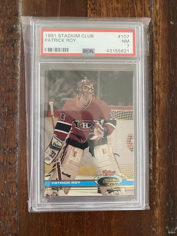 1991 PATRICK ROY STADIUM CLUB #107