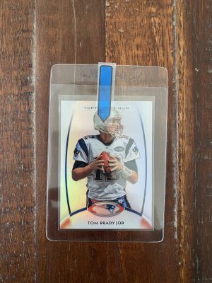 Tom Brady TOPPS Platinum Football Card #50