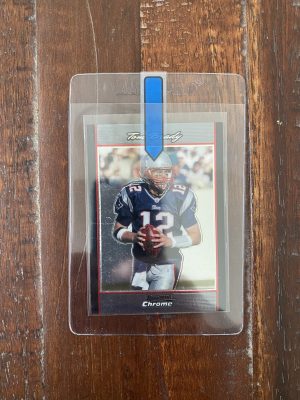 Tom Brady Chrome Football Card #BC172