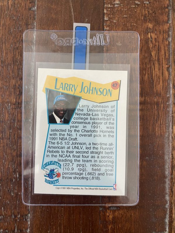 Larry Johnson #1 NBA DRAFT Pick Basketball Card #47