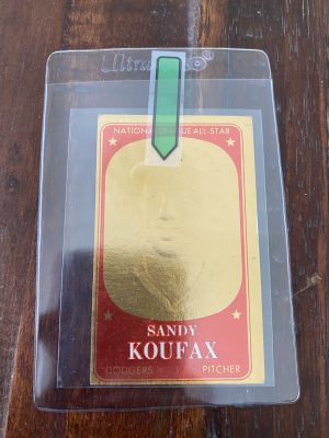 Sandy Koufax, LA (Los Angeles) Dodgers Baseball Card #8 - Printed in USA