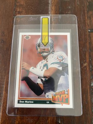 Dan Marino, Upper Deck, Miami Dolphins, TEAM MVP, Football Card #465