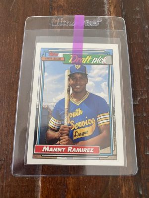 Manny Ramirez, Draft pick, Topps Baseball Card #156