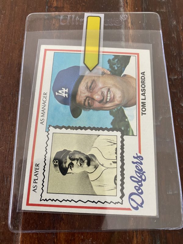 Tom Lasorda, Los Angeles Dodgers, 1978 Topps, Baseball Card #189