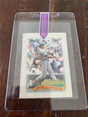 Jose Canseco, Athletics, Topps Baseball Card 1989 #68