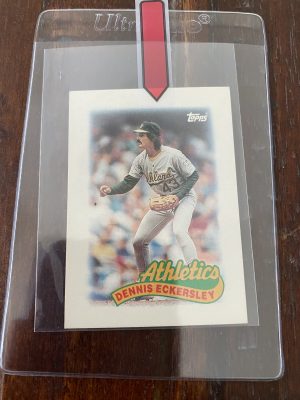 Dennis Eckersley, Topps Mini Leaders Baseball Card 1989 #69