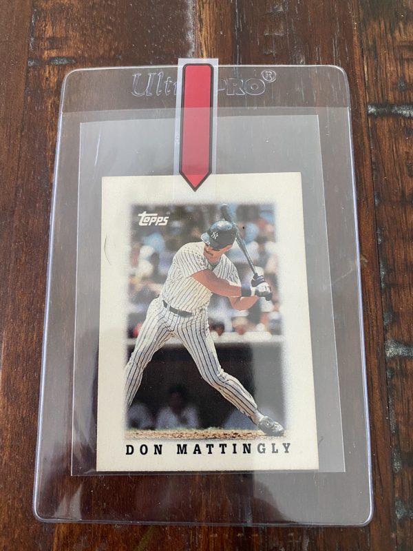 Don Mattingly, Topps Mini Leaders Baseball Card 1988 #27