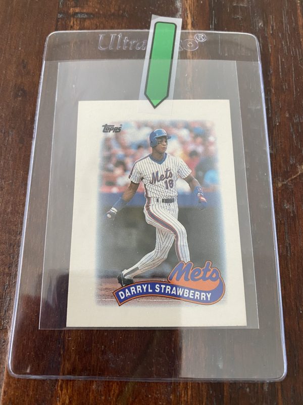 Darryl Strawberry, Topps Mini Leaders Baseball Card 1989 #28