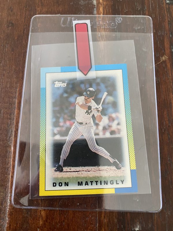 Don Mattingly, Topps Mini Leaders Baseball Card 1990 #24