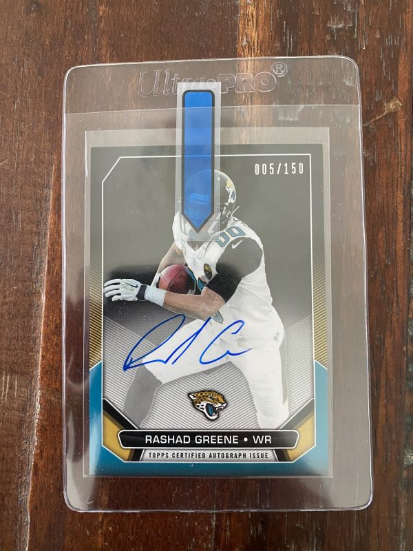 Rashad Greene, Jaguars Florida St., Autograph, Topps Football Card 2015 (005 of 150)