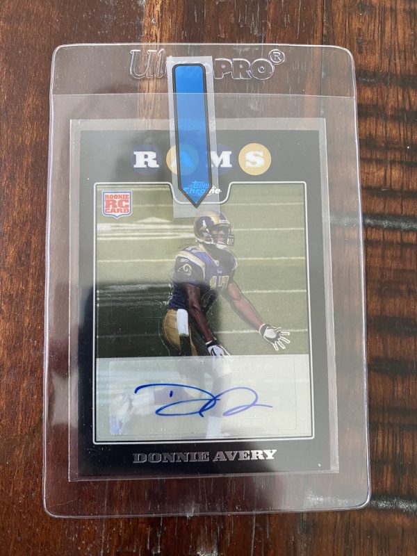 Donnie Avery, St. Louis Rams, Autograph, Topps Football Card 2008 #TC204