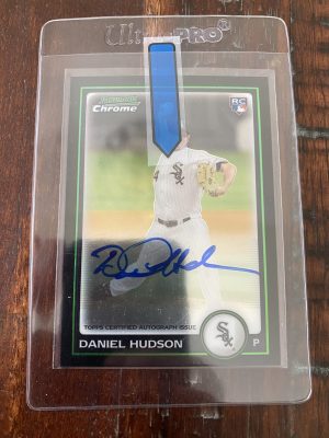 Daniel Hudson, Autograph, Topps Bowman Chrome Baseball Card #220