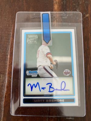 Matt Bashore, Autograph, Topps Bowman Chrome #BDPP80