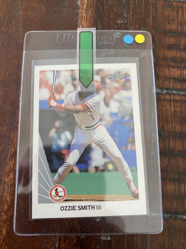 Ozzie Smith, Baseball Card Leaf #142