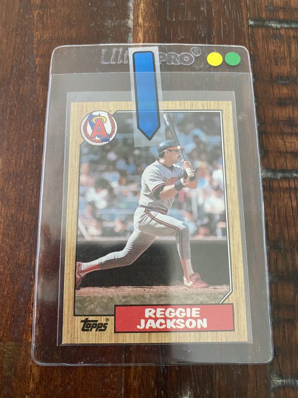 Reggie Jackson, Los Angeles Angels, Topps Baseball Card #300