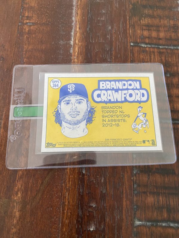 Brandon Crawford, 2019 Topps Heritage Baseball Card #364