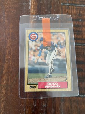 Greg Maddux, Chicago Cubs, Topps Baseball Card #70T