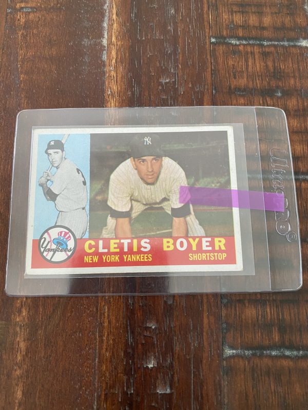 Cletis Boyer, New York Yankees, Topps Baseball Card #109