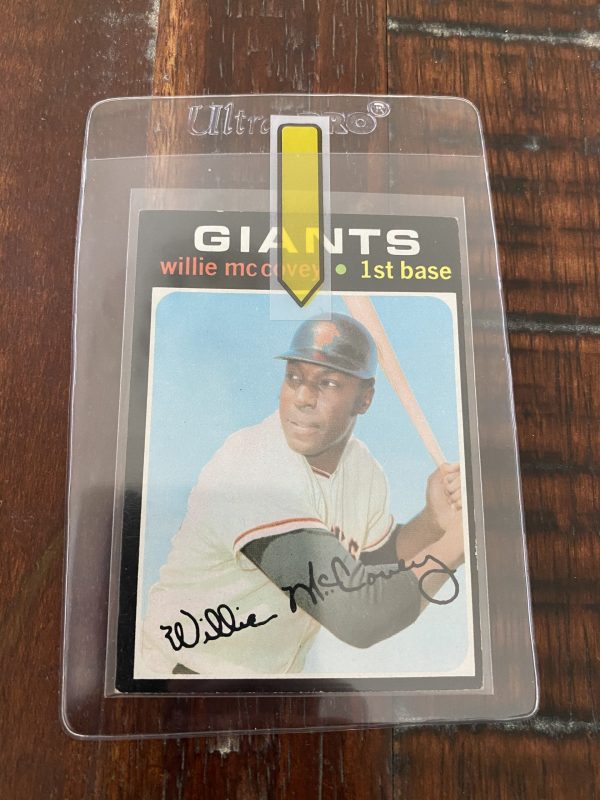 Willie McCovey, San Francisco Giants, Autograph, Topps 1971 #50