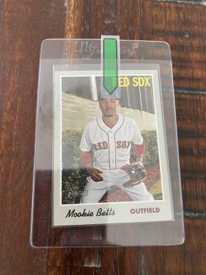 Markus Lynn Betts, Boston Red Sox, Topps Baseball Card #78