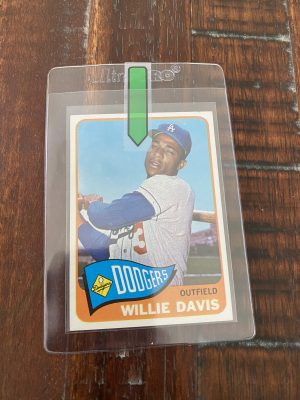 Willie Davis, Dodgers, Topps Baseball Card