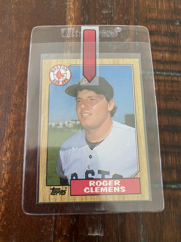 Roger Clemens, Boston Red Sox, Topps Baseball Card #340