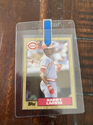 Barry Larkin, Cincinnati Reds, Topps Baseball Card #648