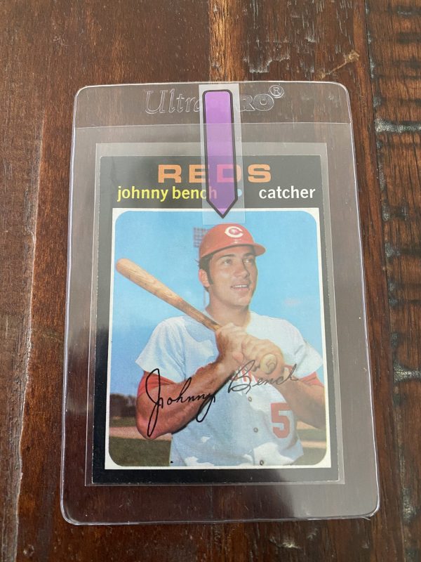 Johnny Bench, Cincinnati Reds, Topps Baseball Card #250