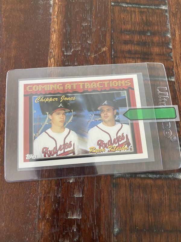 Ryan Klesko and Chipper Jones, Atlanta Braves, Topps Baseball Card #777