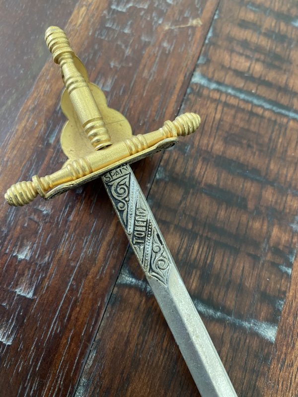 Vintage Sword Letter Opener "SPAIN" / "TOLDEO"