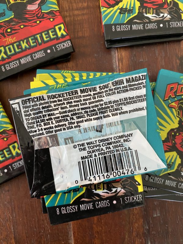 12 Packs of "The Rocketeer" Glossy Movie Cards