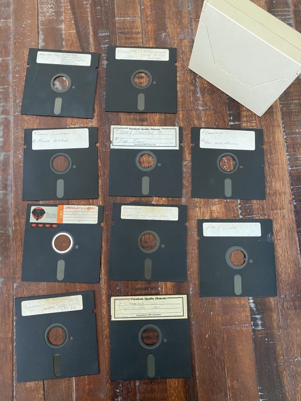 10 Vintage Apple IIc Games on Floppy Disks