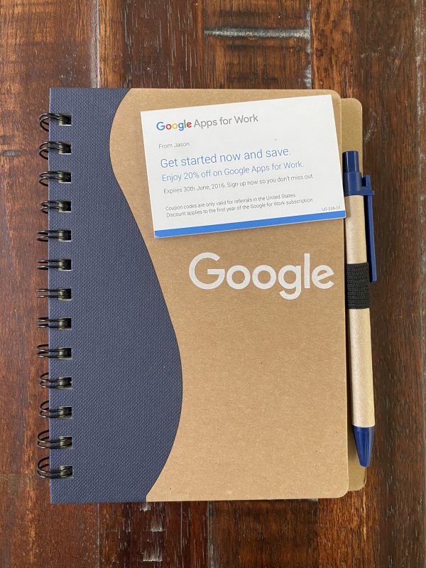 Google Notebook w/ Pen and Holster