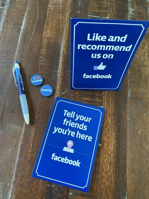 Vintage Facebook Swag, Pins, Table Promo, Pen, Misc...