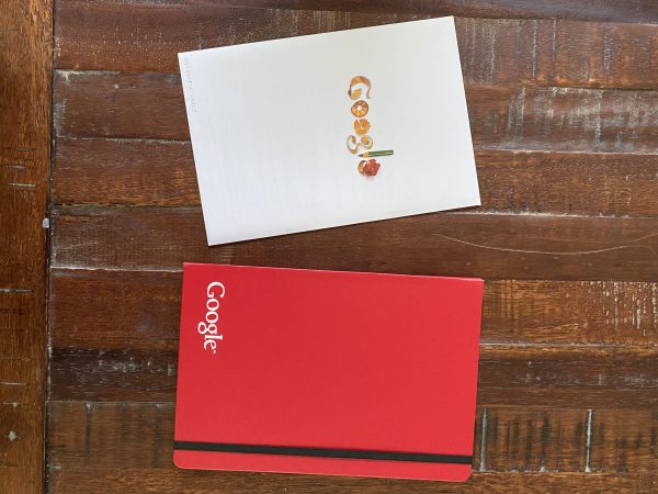 Strange Red "Google Partners" Tablet Notebook (Unused) Original Envelope w/ Unopened Letter (Don't know what is inside)