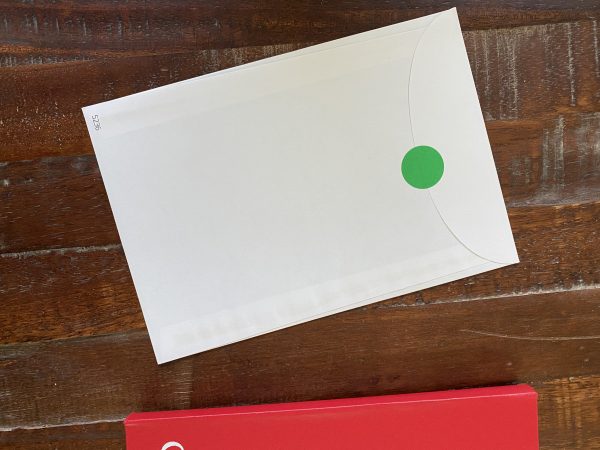 Strange Red "Google Partners" Tablet Notebook (Unused) Original Envelope w/ Unopened Letter (Don't know what is inside)